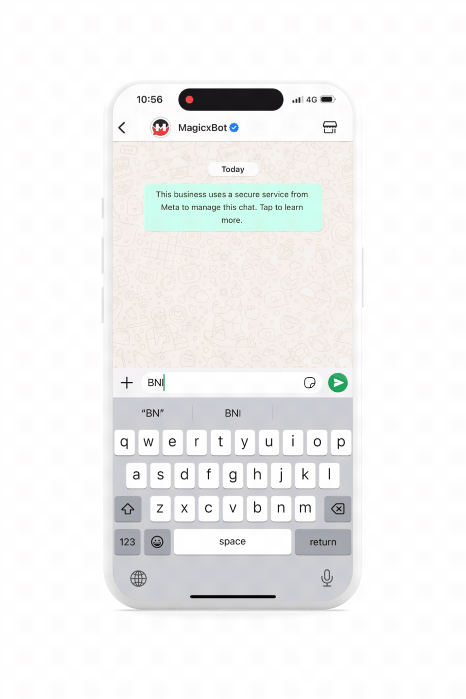 WhatsApp business event automation